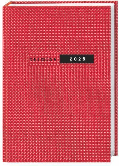 Image du produit Terminer A6, Struktur rot 2026 (A6, Allemand)