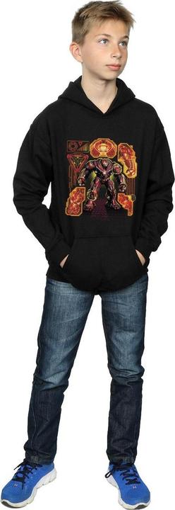 Immagine prodotto Avengers Infinity War Hulkbuster Blueprint Felpa con Cappuccio Ragazzi (128)