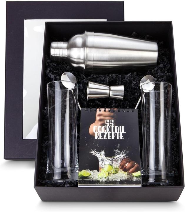 Produktbild Römer Präsente Cocktail-Box Geschenkset (Cocktail Set, Cocktail Shaker, Barmass)