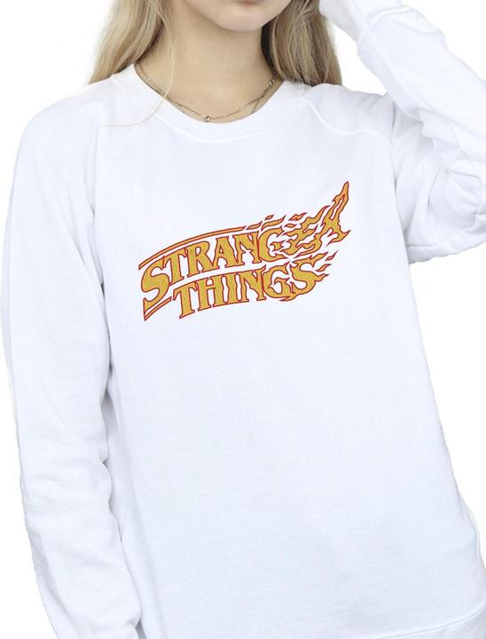Immagine prodotto Netflix Stranger Things Logo Breaking Felpa Donna (S)