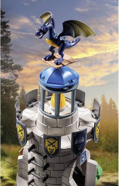 Produktbild Playmobil Ritterturm mit Schmied und Drache (71483, Playmobil Novelmore)