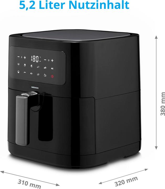 Actual product image Medion Hot air fryer MD 11740