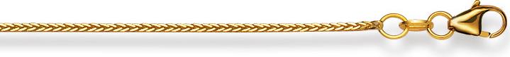Produktbild Natsumi Schmuck Halskette Gelbgold 18K/750 Fuchsschwanz 0.7mm (750/18 K Gelbgold, 40 cm)