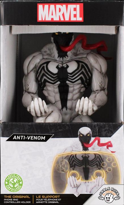 Image du produit Exquisite Gaming Cable Guy - Marvel - Anti-Venom Support Chargeur pour Téléphone et Manette (PS5)
