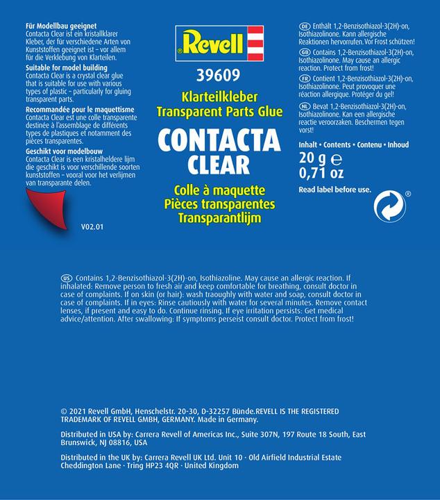 Actual product image Revell Contacta Clear 20g (20 g, 13 ml)