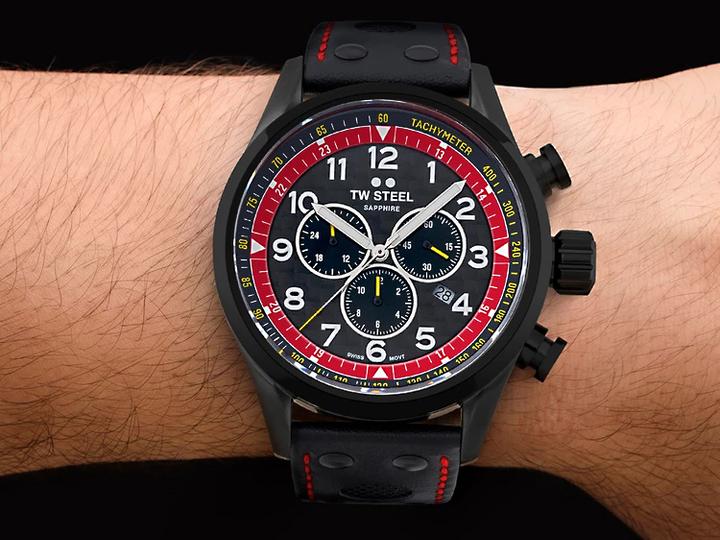 Actual product image TW 1000 Steel Swiss Volante SVS303 TCR Special Edition chronograaf horloge 48mm (Chronograph, 48 mm)