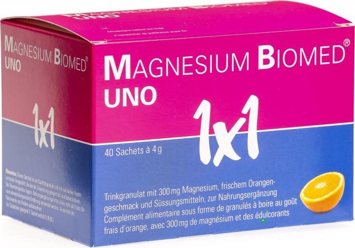 Actual product image Biomed Magnesium Uno (40 Piece, Powder, 160 g)