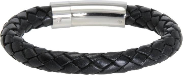 Image du produit Bijouteria Bracelet (21 cm, Cuir, Acier inoxydable)