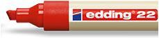 Actual product image Edding Permanent marker 22 (Red, 5 mm, 1 x)