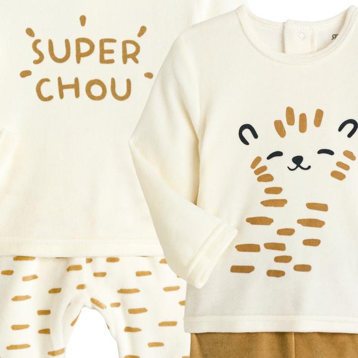 Produktbild La Redoute Collections 2er-Pack Pyjamasaus Samt (74)