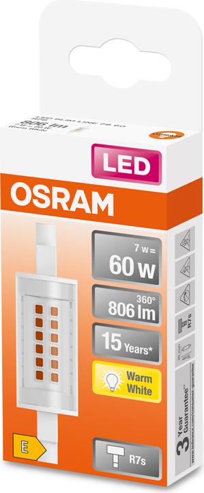 Actual product image Osram Slim Line (R7s, 7 W, 806 lm, 1 x, E)