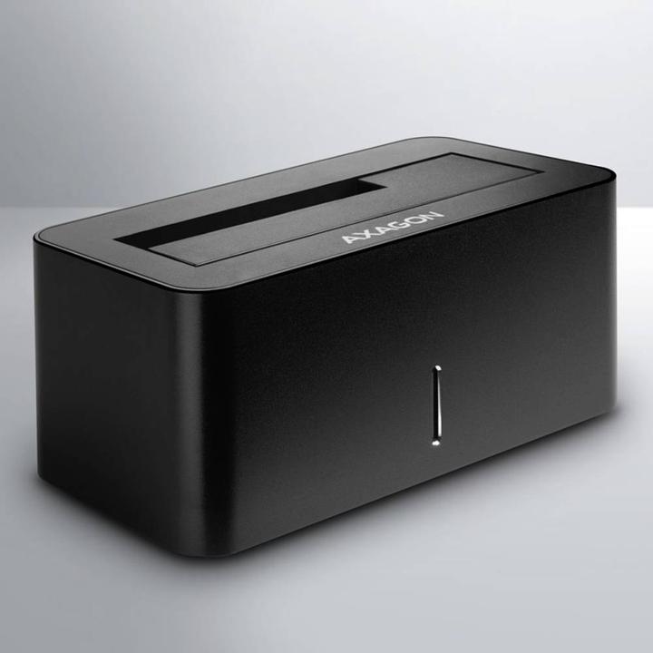 Actual product image Axagon ADSA-SN Storage Drive Docking Station USB 3.2 Gen 1 (3.1 Gen 1) Type-A Black (3.5", 2.5")