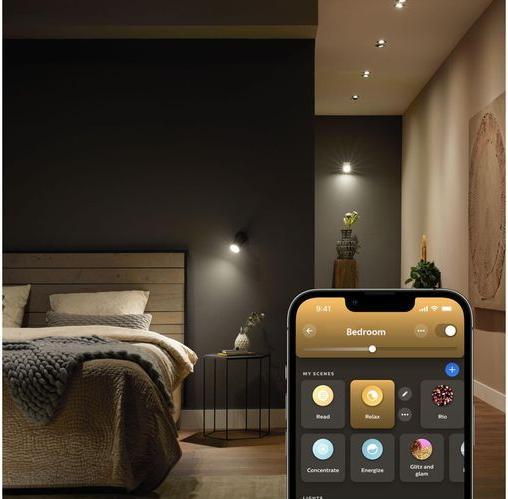 Actual product image Philips Hue White Ambiance (GU10, 4.20 W, 350 lm, 3 x, E)