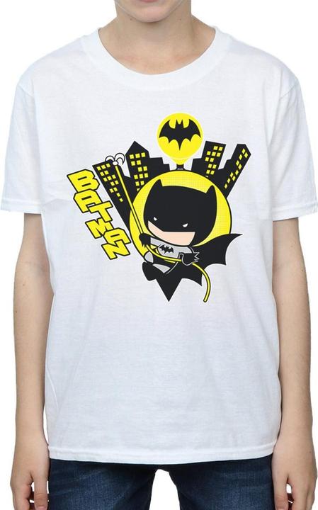 Actual product image Boys Chibi Batman Swinging T-Shirt (140, 146)