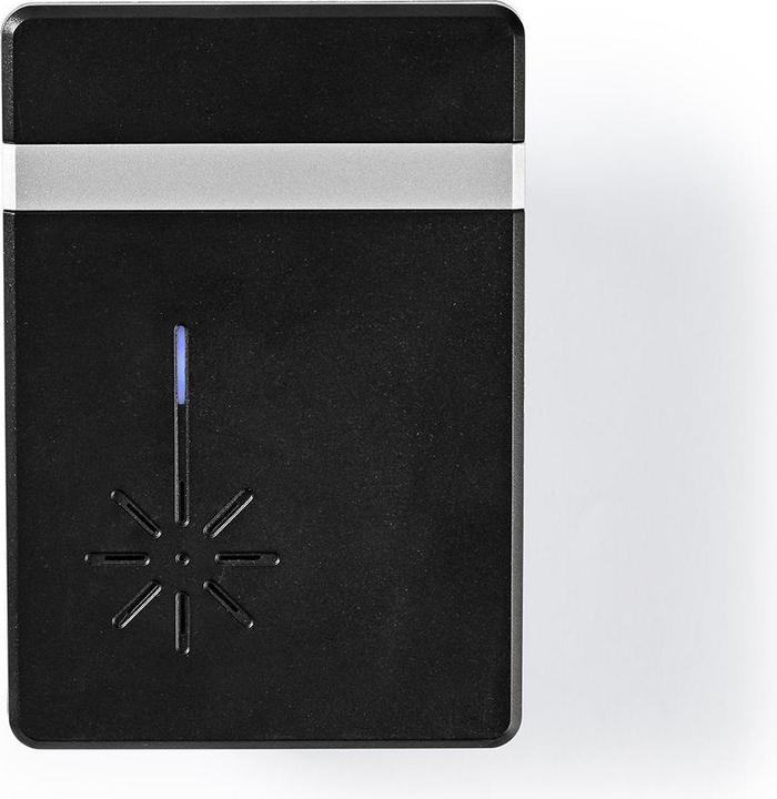 Actual product image Nedis Wireless Doorbell Set Battery Powered 3 V DC 1x CR2032 Volume: 80 dB Signal Range: 300 m IP44