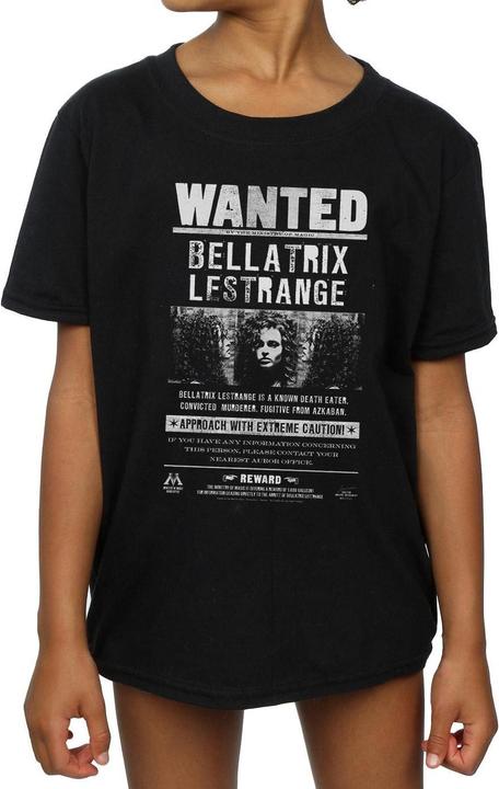 Immagine prodotto Ragazze Bellatrix Lestrange Wanted Poster - Maglietta in cotone (152, 158)