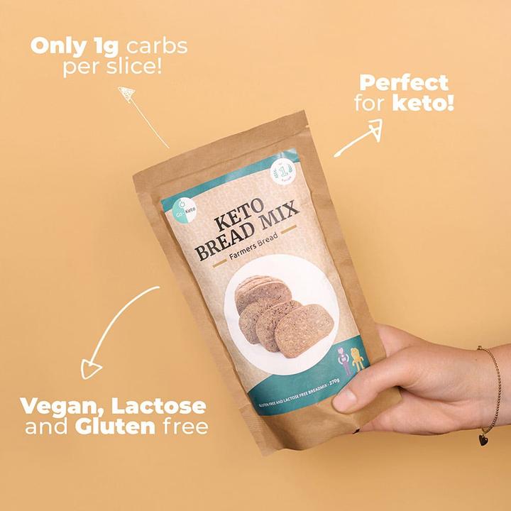 Produktbild Go-Keto Keto Brotmischung Bauernbrot (270 g)