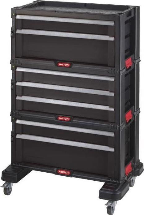 Produktbild Keter Werkzeugwagen Schubladen (7 x)
