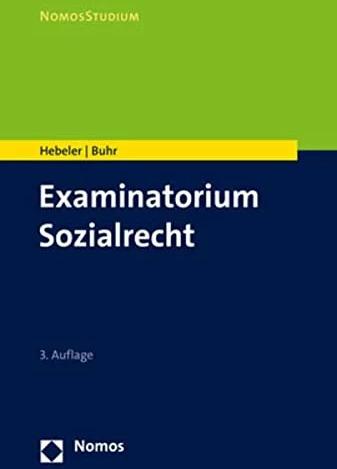 Actual product image Examinatorium Sozialrecht (German, Timo Hebeler, Laura Buhr, 2022)