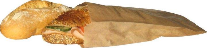 Actual product image Wimex.eu Paper gusset bag with window 13cm 18+6 x 32 cm - 1000 pieces (1000 x)