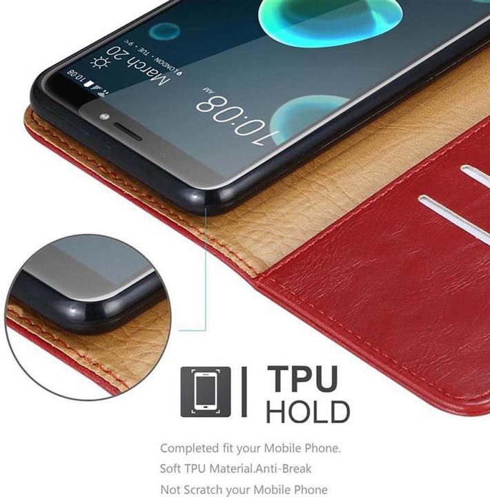 Actual product image Cadorabo Book Luxury Cover (HTC Desire 12+)