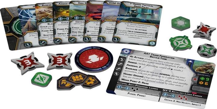 Image du produit FFG FFGD4658 - Char de combat AAT de la Fédération du Commerce : Star Wars Legion (extension DE) (Allemand)