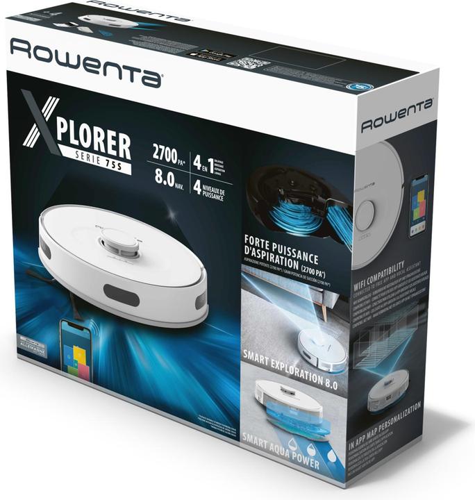 Actual product image Rowenta RR8567WH X-Plorer Series 75 white (Robot vacuum)