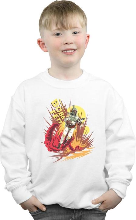 Immagine prodotto Star Wars Boba Fett Rocket Powered Felpa Ragazzi (152, 158)