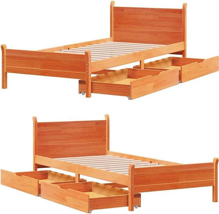 Produktbild VidaXL Bett ohne Matratze 180x200 (180 x 200 cm)