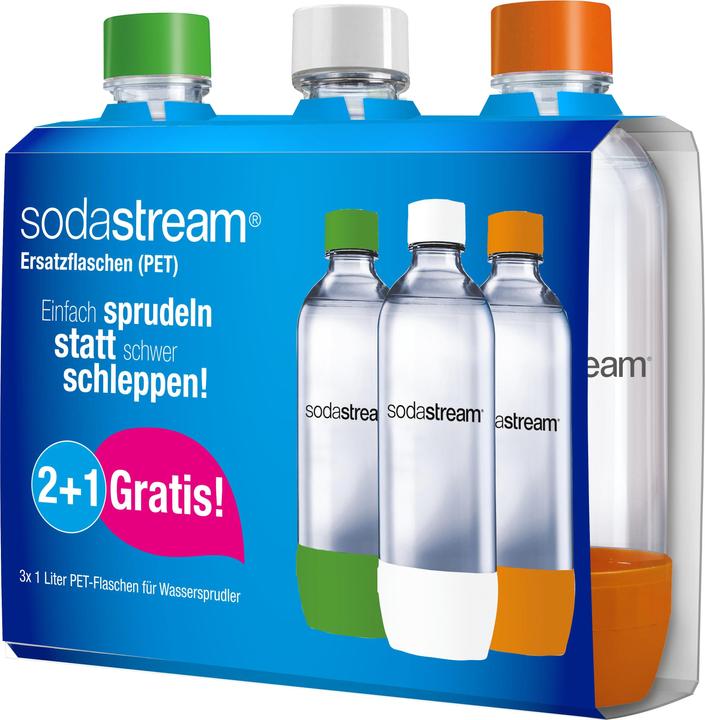 SodaStream PET-Flaschen 2+1 Pack 1L