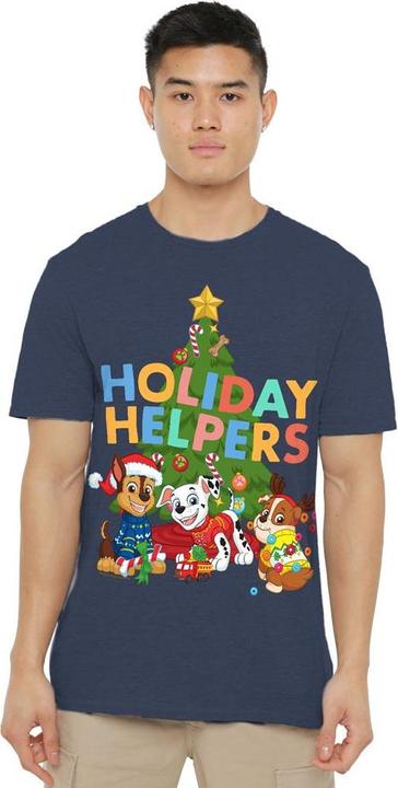 Immagine prodotto Paw Patrol Holiday Helpers Maglietta Natale Adulto Unisex (XXL)
