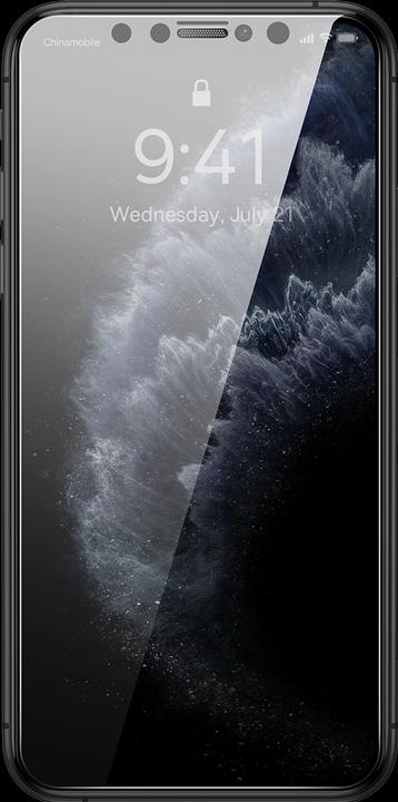 Immagine prodotto Baseus 0,3 mm Protezione completa della privacy Protezione dello schermo in vetro temperato di cristallo (1 Pezzo/i, Apple iPhone XS Max)