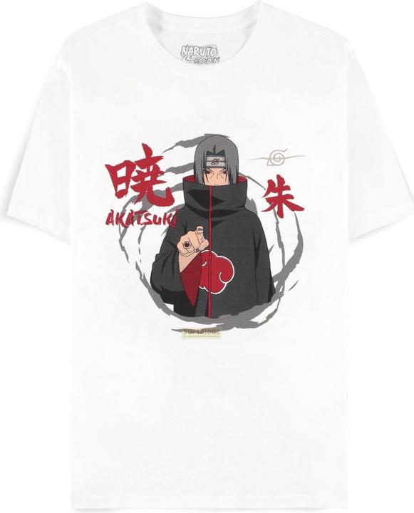 Difuzed Naruto Shippuden T-Shirt Itachi Uchiha White Grösse S (S)