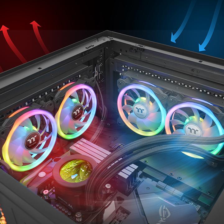 Produktbild Thermaltake Swafan 12 RGB 3er-Pack (120 mm, 3 x)