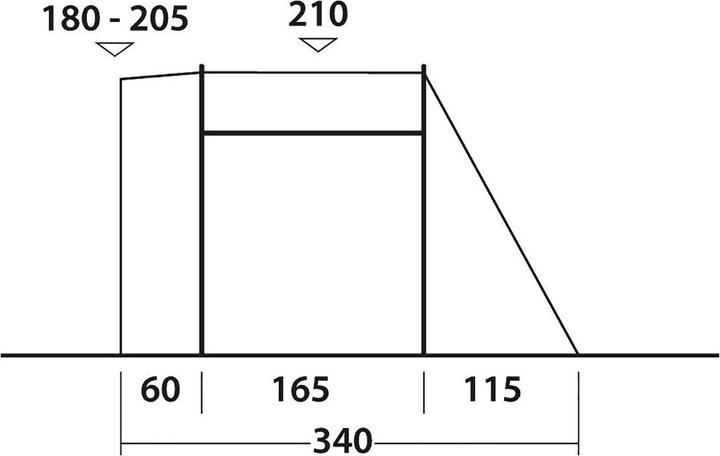 Actual product image Easy Camp Shamrock awning (Awning, 8.70 kg, 1 person)