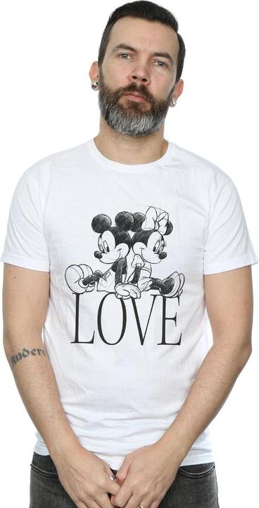 Produktbild Disney Mickey And Minnie Mouse Love TShirt (XXL)