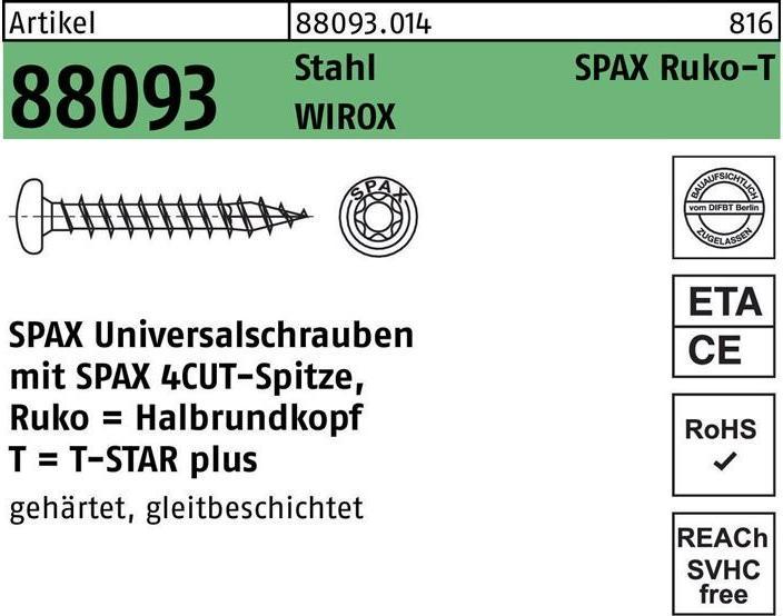 Immagine prodotto Spax Viti per truciolare PH T15 3,5x20 mm (1000 Viti per pezzo)