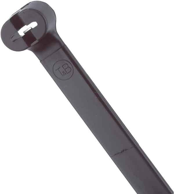 Produktbild ABB Kabelbinder TY-Rap 223 x 7mm, Polyamid 6.6, 540N, Schwarz (Kunststoffkabelbinder, 223 mm, 50 Stk.)