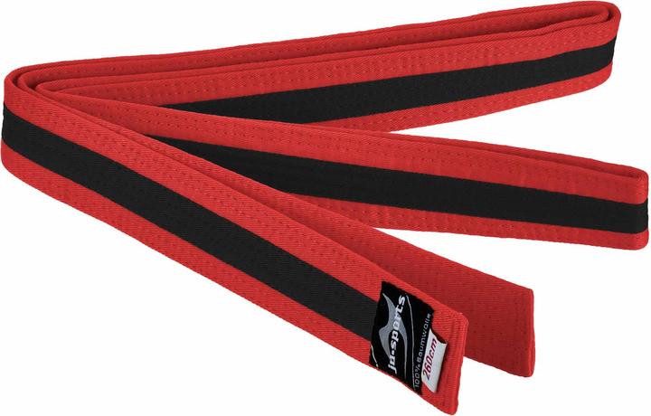Actual product image Ju-Sports Budo belt red/black/red