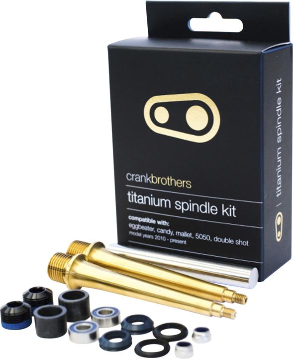 Produktbild Crankbrothers Pedal Achse Titanium Upgrade Kit