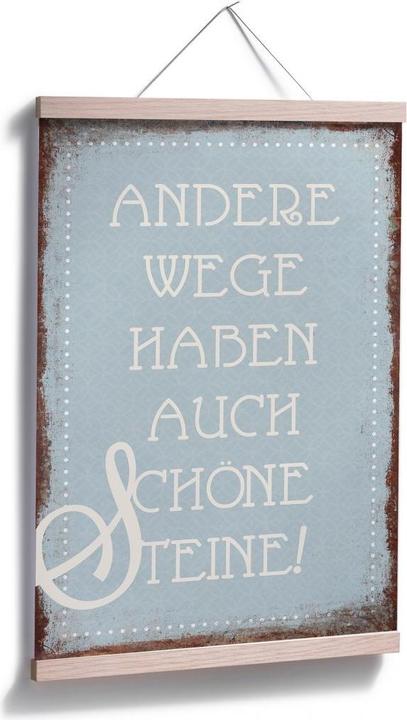 Immagine prodotto Trenddeko Altri sentieri hanno anche belle pietre (40 x 60 cm)
