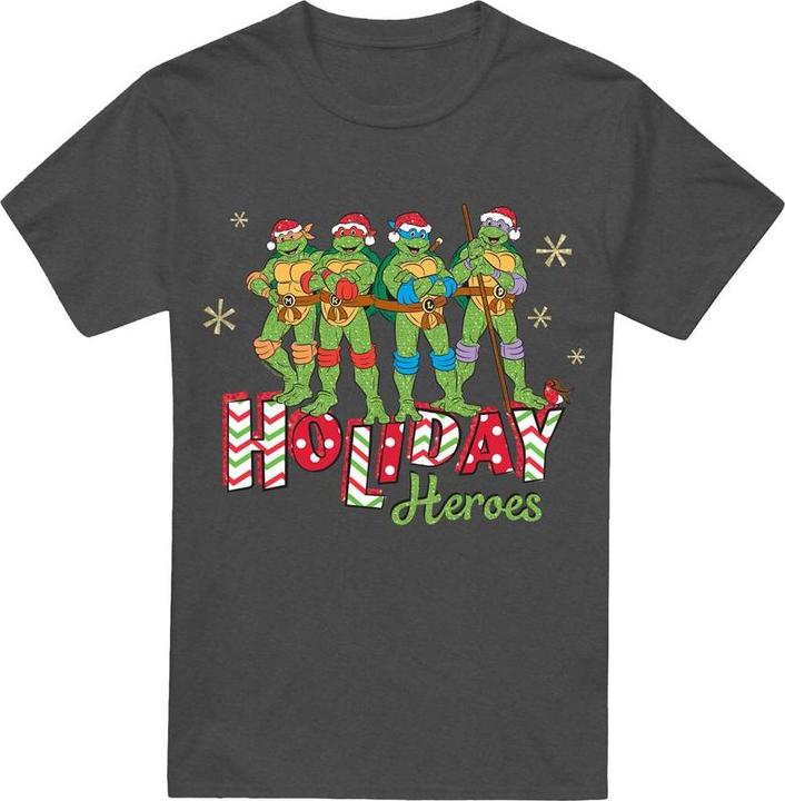 Immagine prodotto Teenage Mutant NT Holiday Heroes Maglietta Natale Adulto Unisex (L)