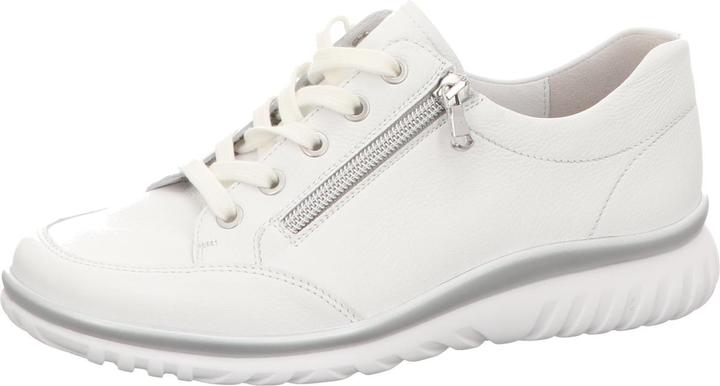 Semler Damen Schnürschuhe Sportlich Gummisohle weiss