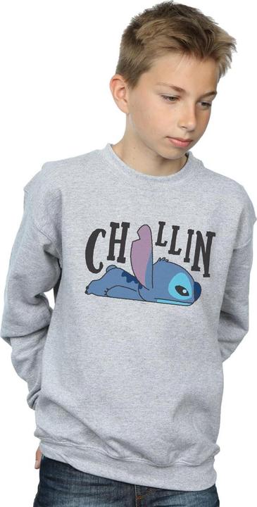 Actual product image Disney Boys Lilo And Stitch Chillin Sweatshirt (128)