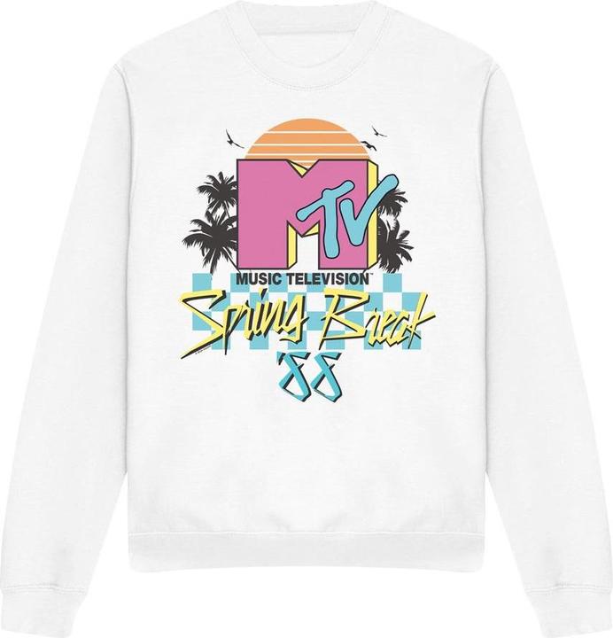 Actual product image MTV Unisex Adult Spring Break Checkerboard Sweatshirt (L)