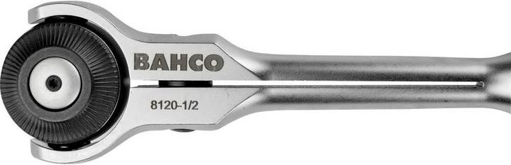 Image du produit Bahco Cliquet réversible 1/2" à tête pivotante, 72 dents et angle de reprise de 5°, 266 mm (1/2")