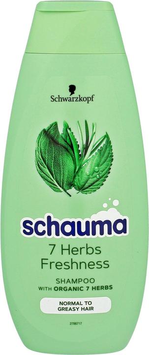 Produktbild Schwarzkopf Schauma - 7 Herbs Shampoo Herbal Hair Shampoo 400Ml (400 ml, Flüssiges Shampoo)