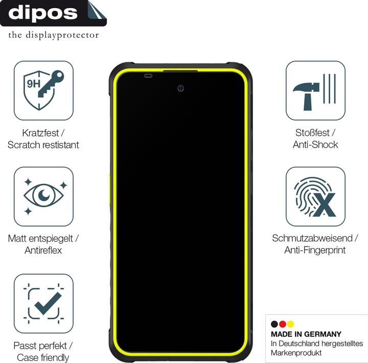 Actual product image Dipos Anti-Shock Screen Protector Matte (1 Piece, Ulefone Armor X)