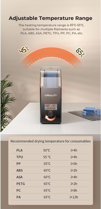 Actual product image Creality Filament drying box 2.0 (Accessories)