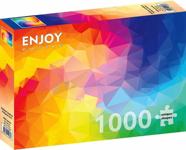 Immagine prodotto Enjoy Puzzle ENJOY-1239 - Puzzle poligonale a gradazioni arcobaleno, 1000 pezzi (1000 pezzi)